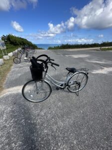 波照間島サイクリングの自転車