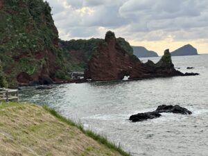 明屋海岸のハート岩