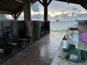 明屋キャンプ場の炊事棟