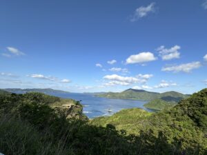 御波から見た島前カルデラ