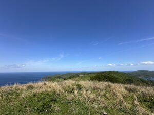 鬼舞展望台から望む日本海